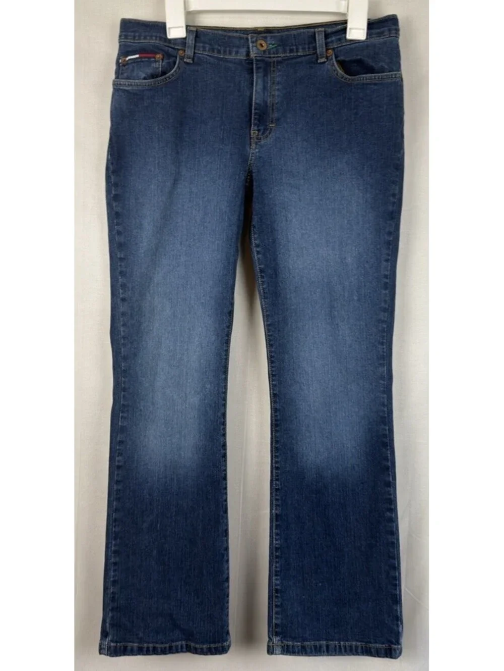 Vintage TOMMY HILFIGER Womens Sz 13 Jeans Low Rise Bootcut Stretch
